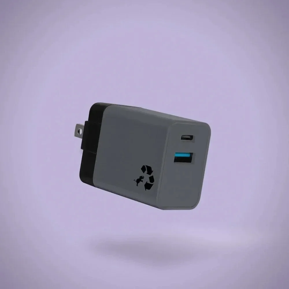 Nimble WALLY Mini Wall Charger 20W Dual Port USB-C & USB-A